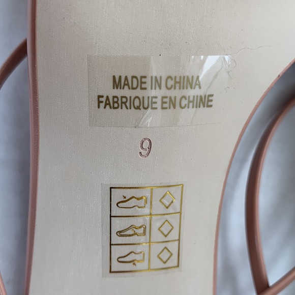 Jeffrey Campbell Nude Strappy Sandals Size 9 - Picture 7 of 15